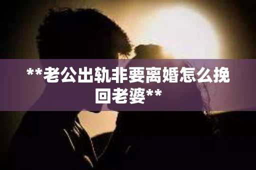 **老公出轨非要离婚怎么挽回老婆**