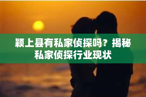 颖上县有私家侦探吗？揭秘私家侦探行业现状