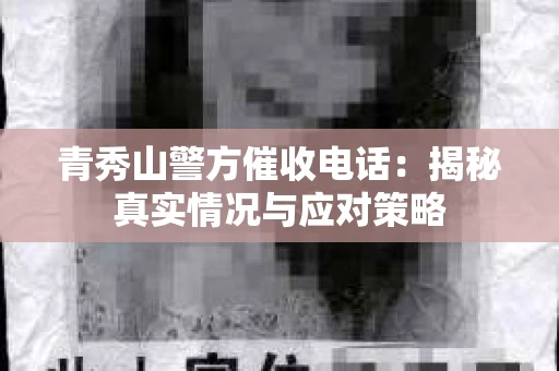 青秀山警方催收电话：揭秘真实情况与应对策略