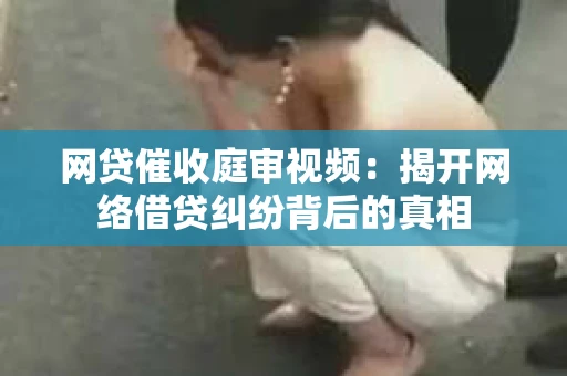 网贷催收庭审视频：揭开网络借贷纠纷背后的真相