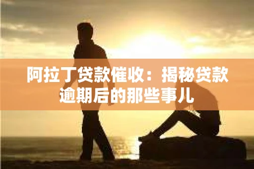 阿拉丁贷款催收：揭秘贷款逾期后的那些事儿