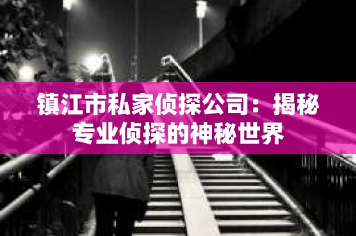 镇江市私家侦探公司：揭秘专业侦探的神秘世界