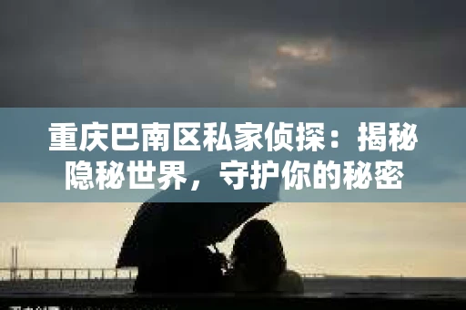 重庆巴南区私家侦探：揭秘隐秘世界，守护你的秘密