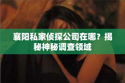 襄阳私家侦探公司在哪？揭秘神秘调查领域
