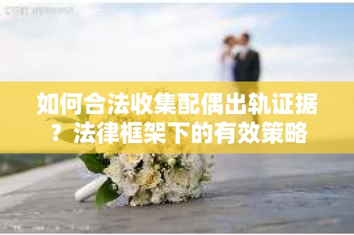 如何合法收集配偶出轨证据？法律框架下的有效策略