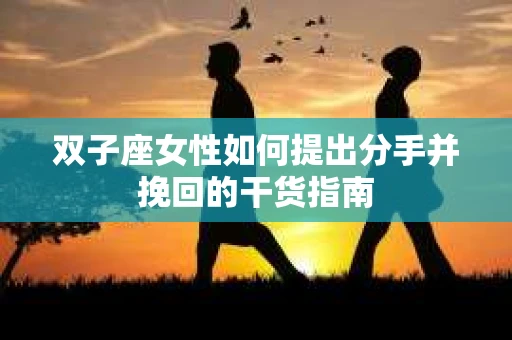 双子座女性如何提出分手并挽回的干货指南