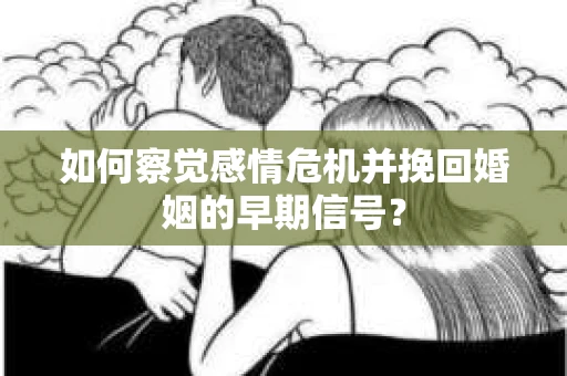 如何察觉感情危机并挽回婚姻的早期信号？